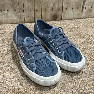 Superga Womens sneakers  Blue US -7 & EU -37.5